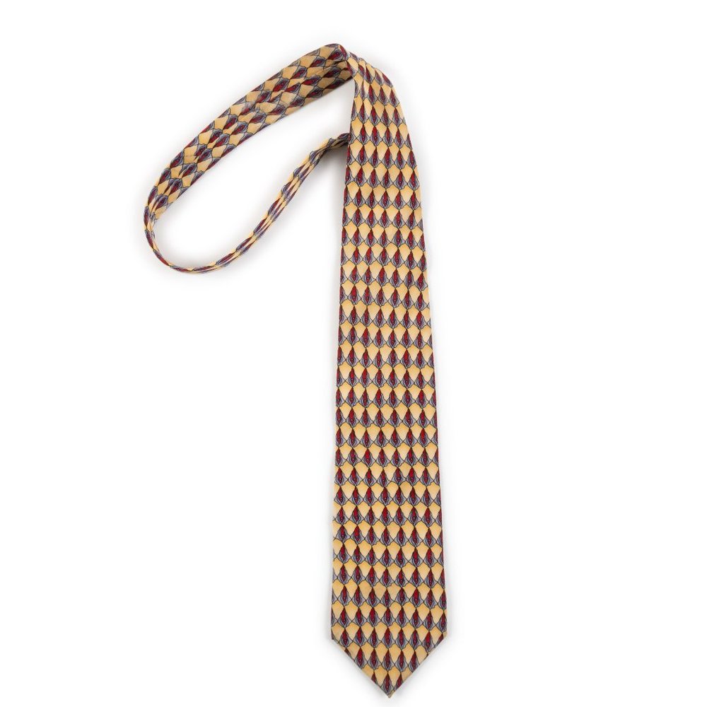 Vintage J. GARCIA Megalith Collection Ten 100% silk neck tie